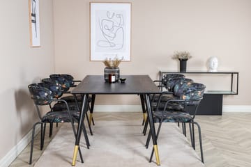 Daicy Spisebord 180 cm med 6 stk. Arcarazo Lenestoler - Møbler - Bord - Spisegrupper