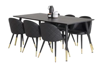 Daicy Spisegruppe med 6 Valerie Spisestoler - Møbler - Bord - Spisegrupper