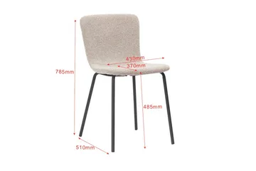 Dano Oval Spisegruppe 180 cm – Spisebord med 6 Katy Spisestoler med Tre- og Valnøttutseende - Brun|Greige - Møbler - Bord - Spisegrupper