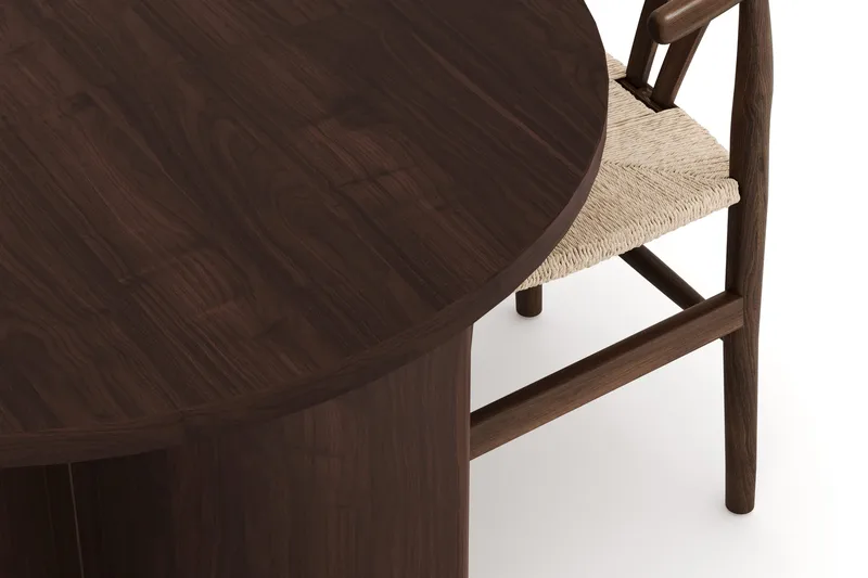 Dano Spisebord 180 cm med 4 Dastoori Spisestoler - Valnøtt - Møbler - Bord - Spisegrupper