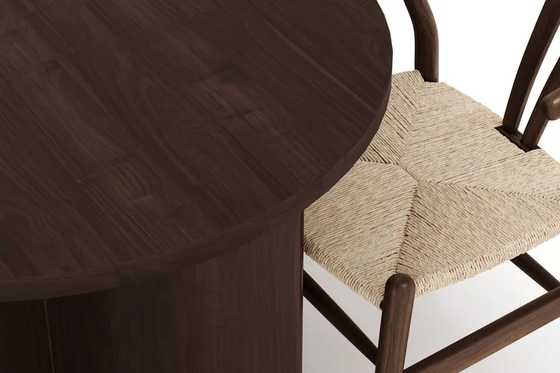 Dano Spisebord 180 cm med 6 Dastoori Spisestoler - Valnøtt - Møbler - Bord - Spisegrupper