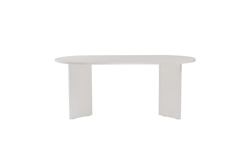 Dano Spisebord 180 cm Oval - Natur/Hvit - Møbler - Bord - Spisebord & kjøkkenbord