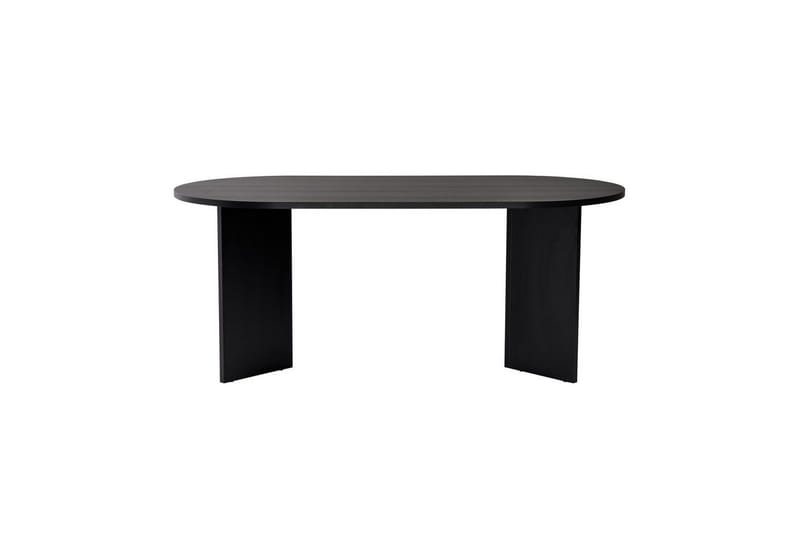 Dano Spisebord 180 cm Oval - Natur/Svart - Møbler - Bord - Spisebord & kjøkkenbord