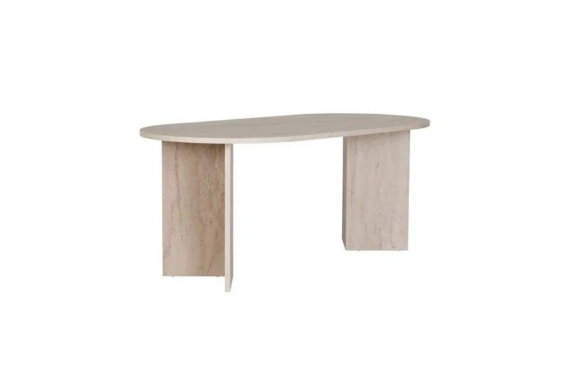 Dano Spisebord 180 cm Oval - Taupe - Møbler - Bord - Spisebord & kjøkkenbord