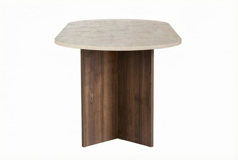 Dano Spisebord 200x75x90 cm - Travertine Walnut - Møbler - Bord - Spisebord & kjøkkenbord