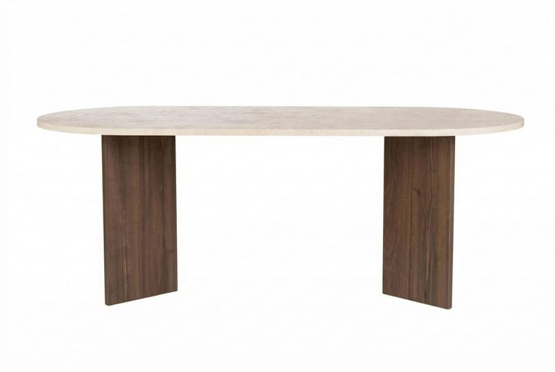 Dano Spisebord 200x75x90 cm - Travertine Walnut - Møbler - Bord - Spisebord & kjøkkenbord