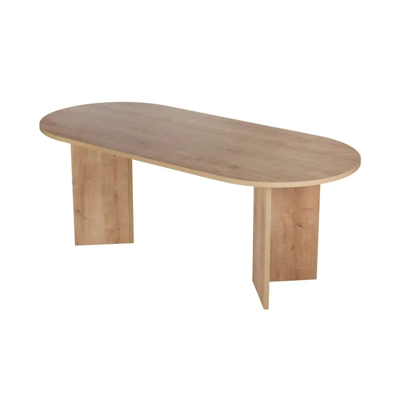 Dano Spisebord Oval 200 cm, Natur