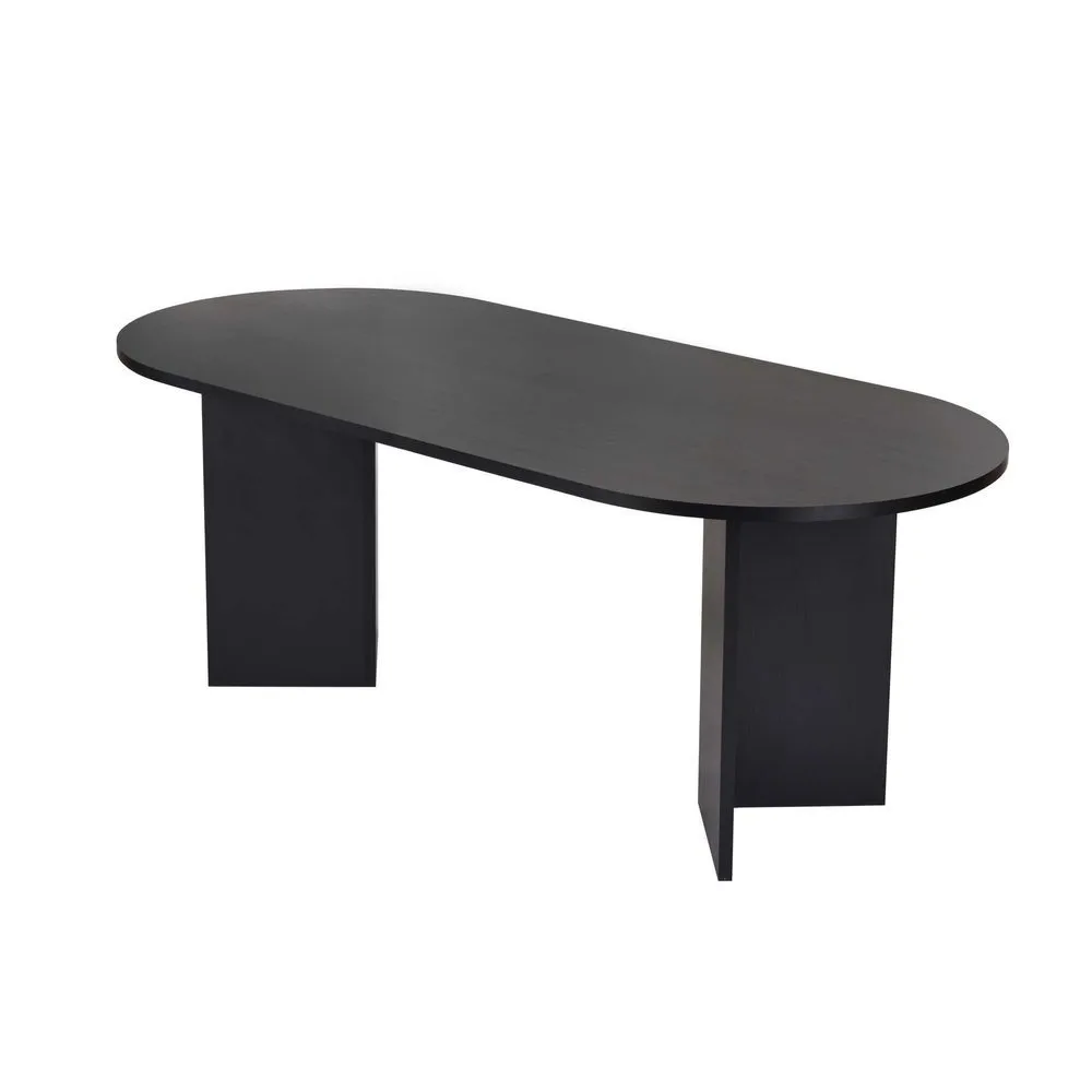 Dano Spisebord Oval 200 cm - Svart
