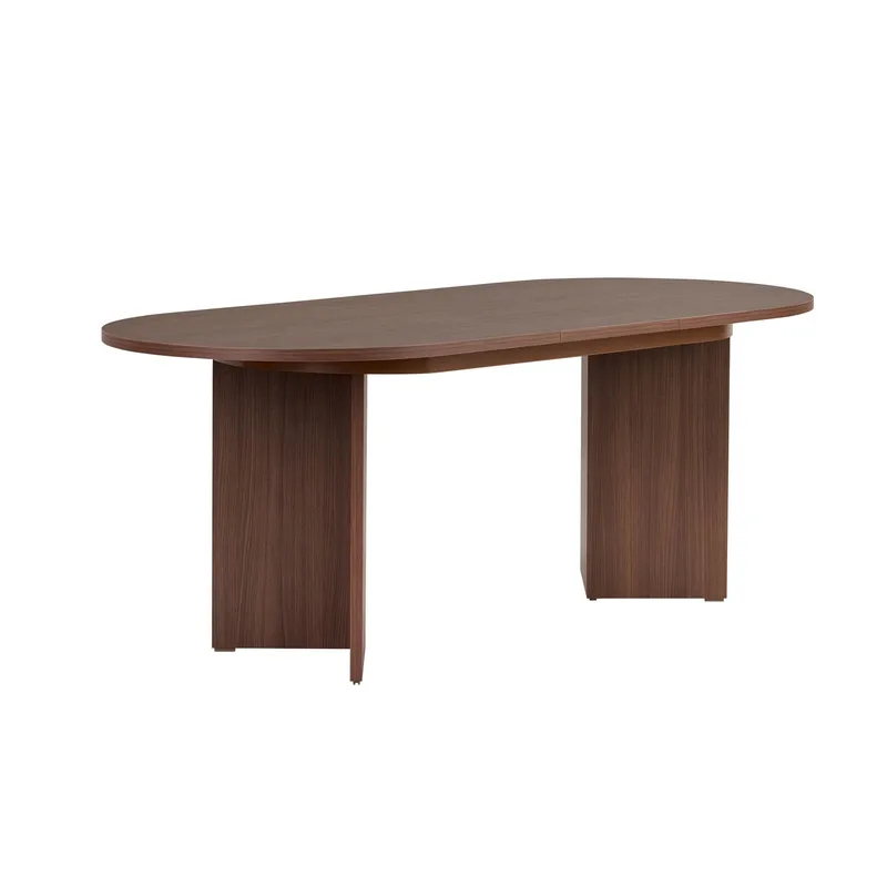 Dano Uttrekkbart spisebord 160–200 cm Ovalt, Valnøtt
