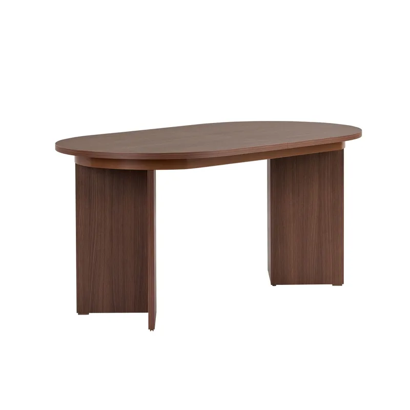 Dano Uttrekkbart spisebord 160–200 cm Ovalt - Valnøtt - Møbler - Bord - Spisebord & kjøkkenbord