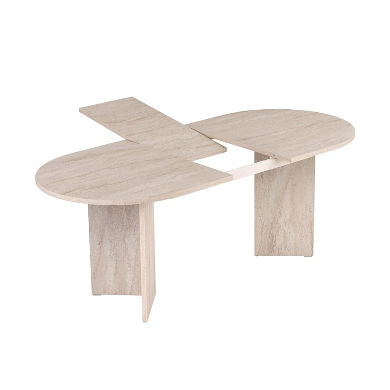 Dano Uttrekkbart spisebord 160-200 cm - Travertin - Møbler - Bord - Spisebord & kjøkkenbord