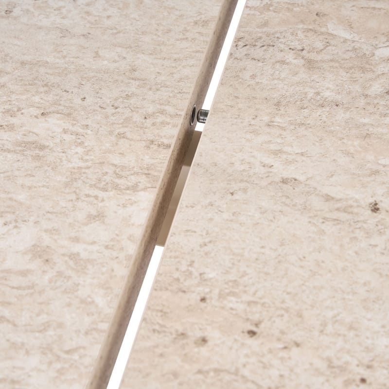 Dano Uttrekkbart spisebord 160-200 cm - Travertin - Møbler - Bord - Spisebord & kjøkkenbord