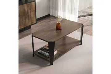 Dargaville Stuebord 91 cm - Valnøtt/Sort - Møbler - Bord - Sofabord