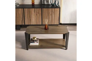Dargaville Stuebord 91 cm - Valnøtt/Sort - Møbler - Bord - Sofabord