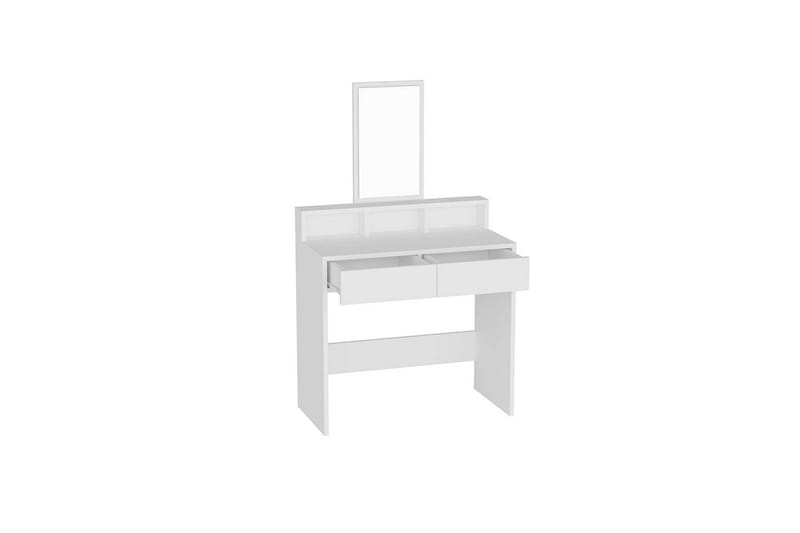 Dasina Sminkebord 80 cm - Hvit - Møbler - Bord - Sminkebord & toalettbord - Sminkebord med speil