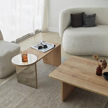 Dasina sofabord 105 cm - Bronzie og Safir Eik - Møbler - Bord - Sofabord