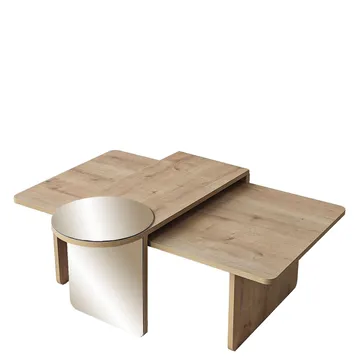 Dasina sofabord 105 cm - Bronzie/Sapphire Oak - Møbler - Bord - Sofabord