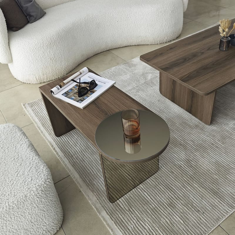 Dasina sofabord 105 cm - Bronzie/Valnøtt - Møbler - Bord - Sofabord