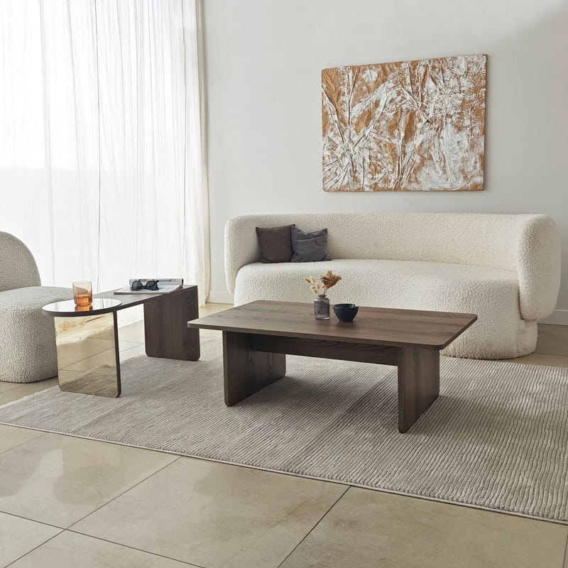 Dasina sofabord 105 cm - Bronzie/Valnøtt - Møbler - Bord - Sofabord