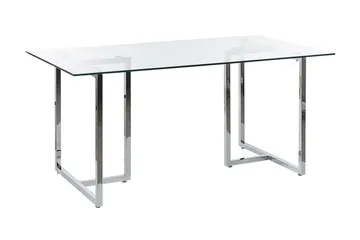 Davson Spisebord 90x160 cm - Sølv - Møbler - Bord - Spisebord & kjøkkenbord