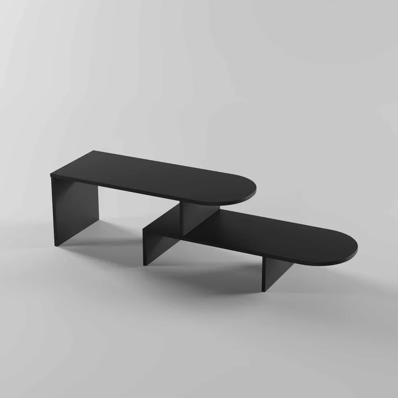 Deliones sofabord 100 cm, Svart