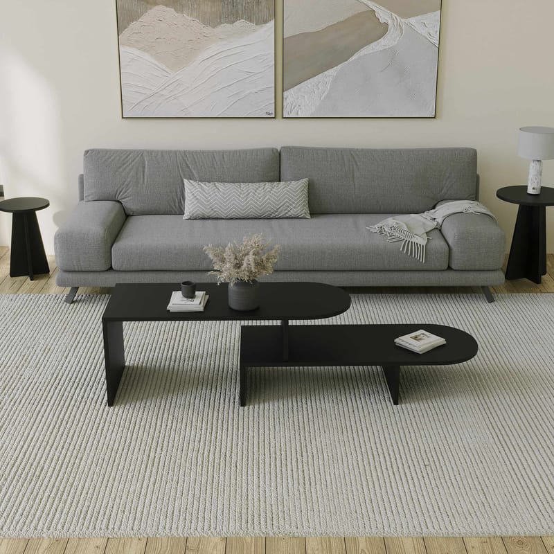 Deliones sofabord 100 cm - Svart - Møbler - Bord - Sofabord