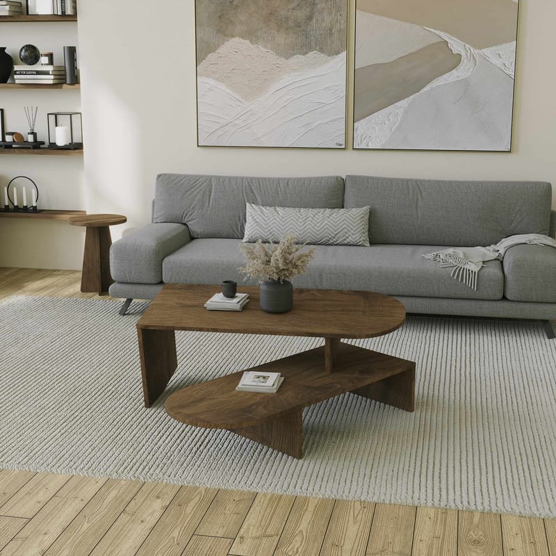 Deliones sofabord 100 cm - Valnøtt - Møbler - Bord - Sofabord