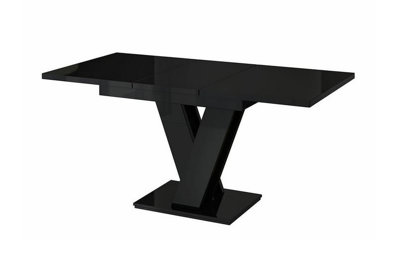 Denogal Spisebord 80 cm - Sort høyglans - Spisebord & kjøkkenbord