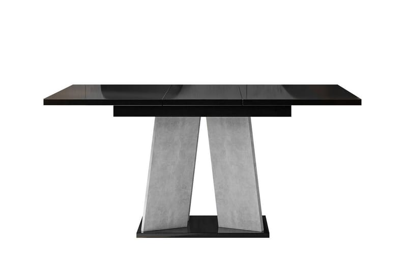 Denogal Spisebord 90 cm - Sort høyglans - Spisebord & kjøkkenbord