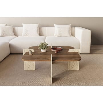 Denros Sofabord 90 cm - Brun/Mørkebrun - Møbler - Bord - Sofabord