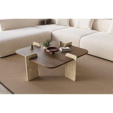Denros Sofabord 90 cm - Brun/Mørkebrun - Møbler - Bord - Sofabord