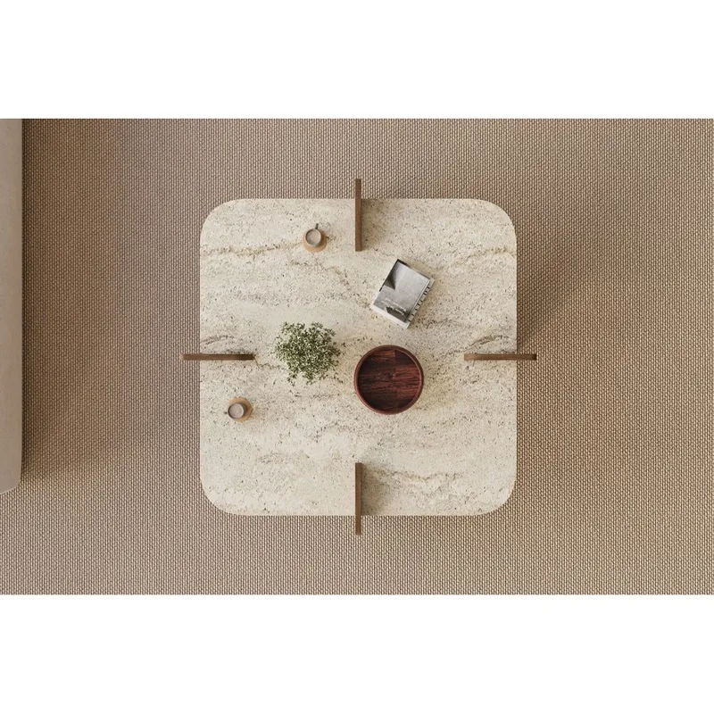 Denros Sofabord 90 cm - Brun/Mørkebrun - Møbler - Bord - Sofabord