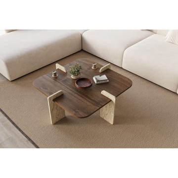 Denros Sofabord 90 cm - Brun/Mørkebrun - Møbler - Bord - Sofabord