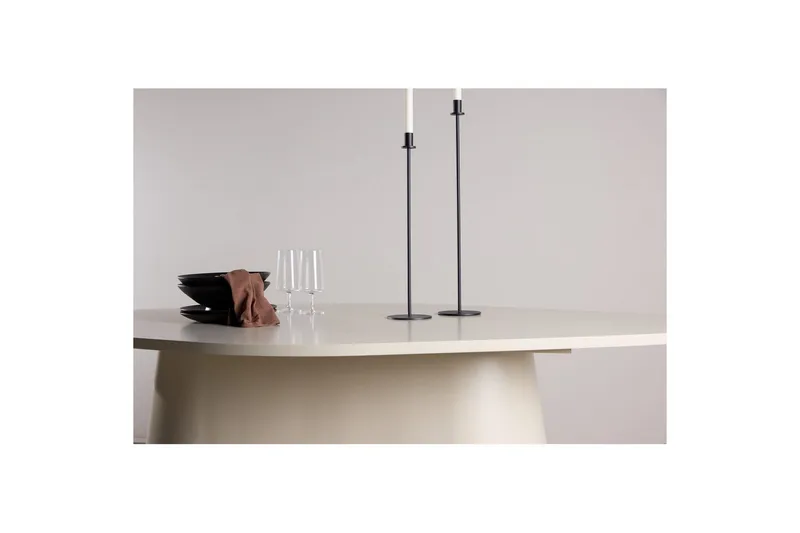 Diamond Stort Ovalt Spisebord 210 cm - Beige - Møbler - Bord - Spisebord & kjøkkenbord