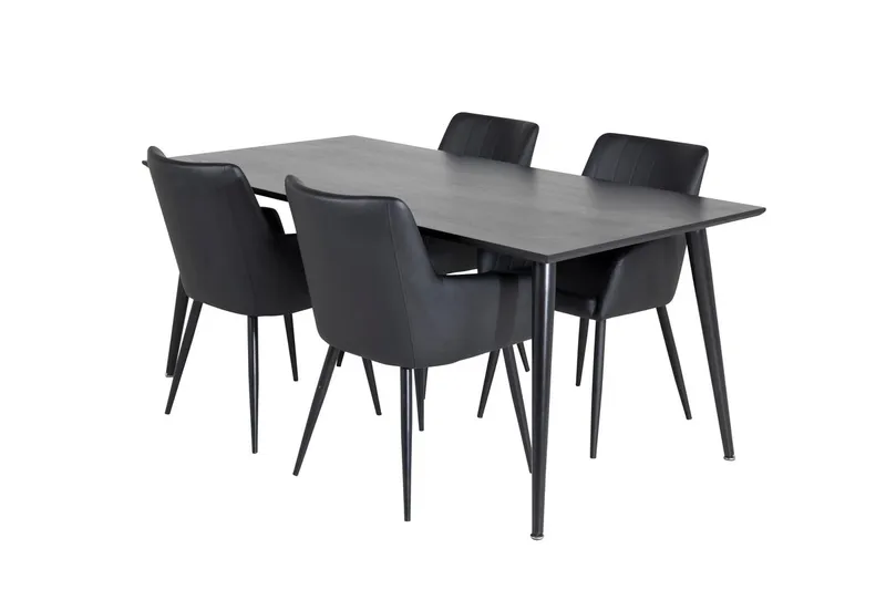 Dipp spisebord 180 cm med 4 Comfort armstoler - Møbler - Bord - Spisegrupper