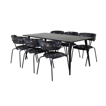Dipp Spisebord 180 cm med 6 Arrow Lenestoler - Møbler - Bord - Spisegrupper