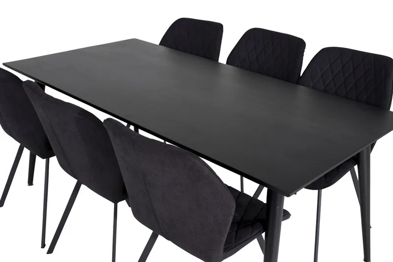 Dipp spisebord 180 cm med 6 Gemma spisestoler - Møbler - Bord - Spisegrupper