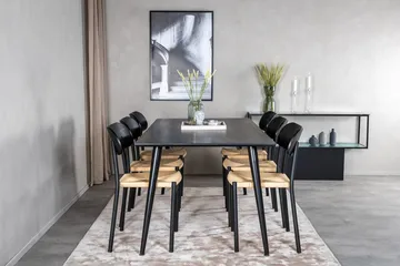 Dipp spisebord 180 cm med 6 Polly spisestoler - Møbler - Bord - Spisegrupper