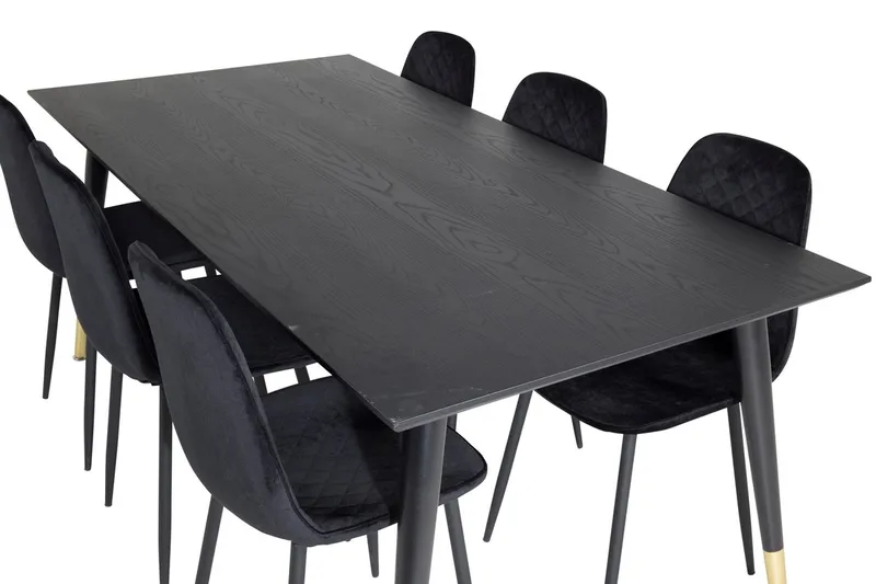 Dipp spisebord 180 cm med 6 Polar spisestoler - Møbler - Bord - Spisegrupper