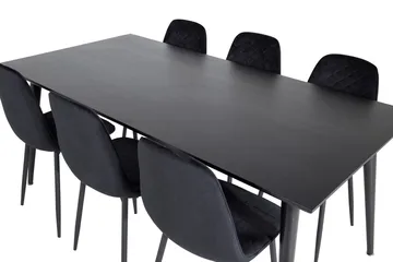 Dipp spisebord 180 cm med 6 Polar spisestoler - Møbler - Bord - Spisegrupper