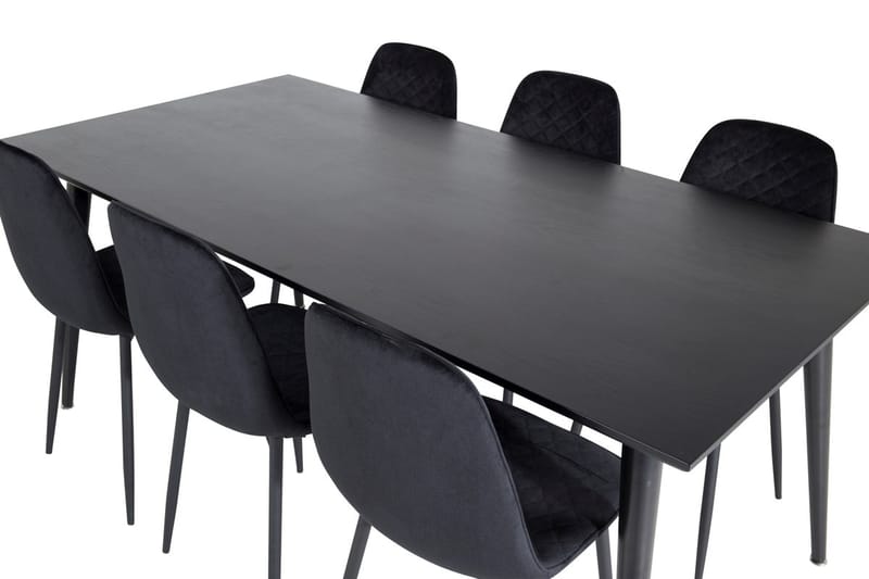 Dipp spisebord 180 cm med 6 Polar spisestoler - Møbler - Bord - Spisegrupper