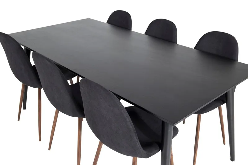Dipp spisebord 180 cm med 6 Polar spisestoler - Møbler - Bord - Spisegrupper