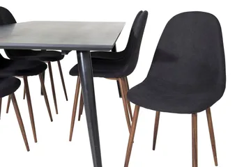Dipp spisebord 180 cm med 6 Polar spisestoler - Møbler - Bord - Spisegrupper