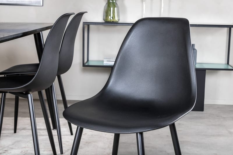 Dipp spisebord 180 cm med 6 Polar spisestoler - Møbler - Bord - Spisegrupper