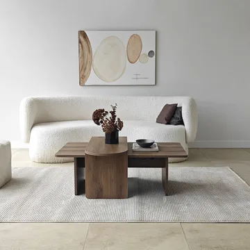 Djarhint Sofabordsett 82 cm - Bronse/valnøtt - Møbler - Bord - Sofabord