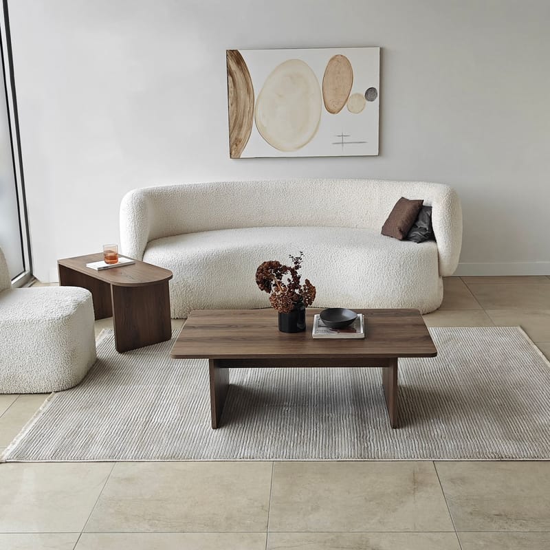 Djarhint Sofabordsett 82 cm - Bronse/valnøtt - Møbler - Bord - Sofabord