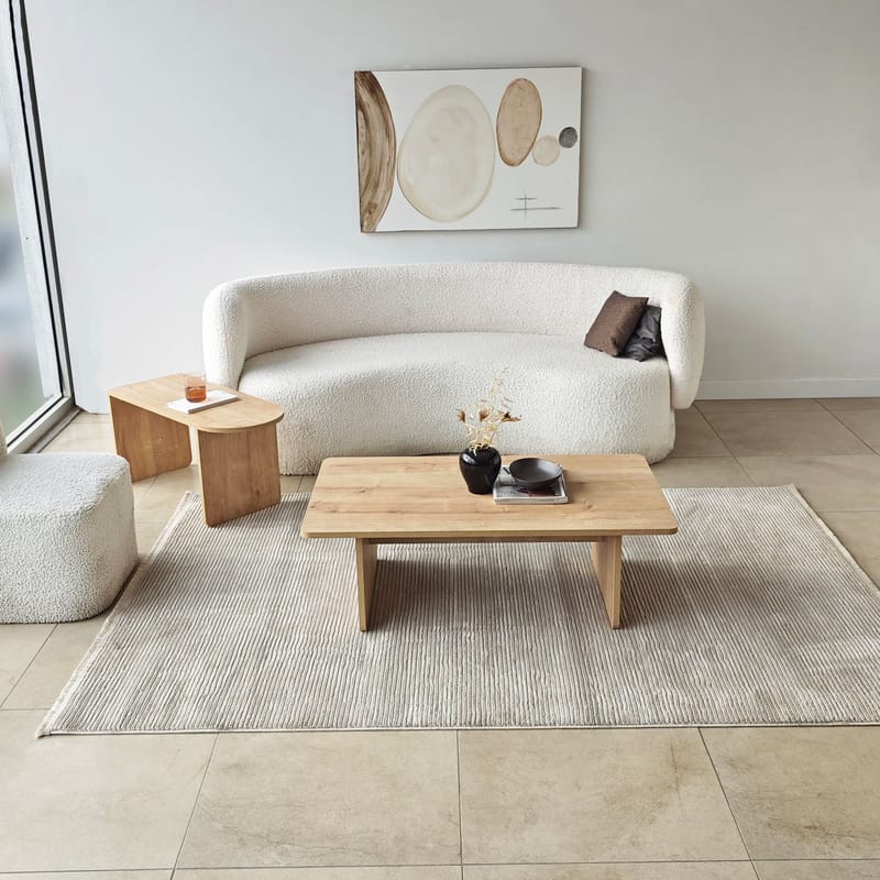 Djarhint Sofabordsett 82 cm - Bronze og Sapphire Oak - Møbler - Bord - Sofabord