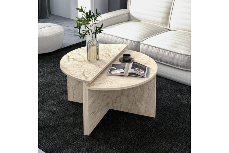 Dolcer Sofabord 70 cm - Ivory - Møbler - Bord - Sofabord