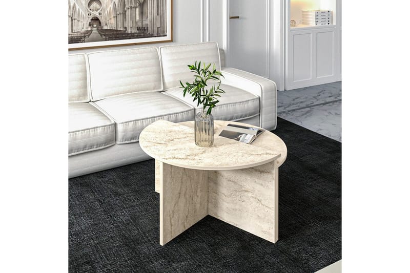 Dolcer Sofabord 70 cm - Ivory - Møbler - Bord - Sofabord