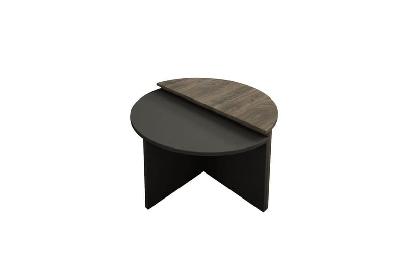 Dolcer Sofabord 70 cm - Lysfarget tre/Antrasitt - Møbler - Bord - Sofabord
